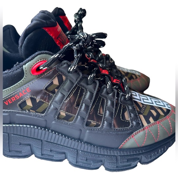 Versace-Men’s Trigreca Sneakers-SIZE 41.5 (8.5) - Picture 4 of 10